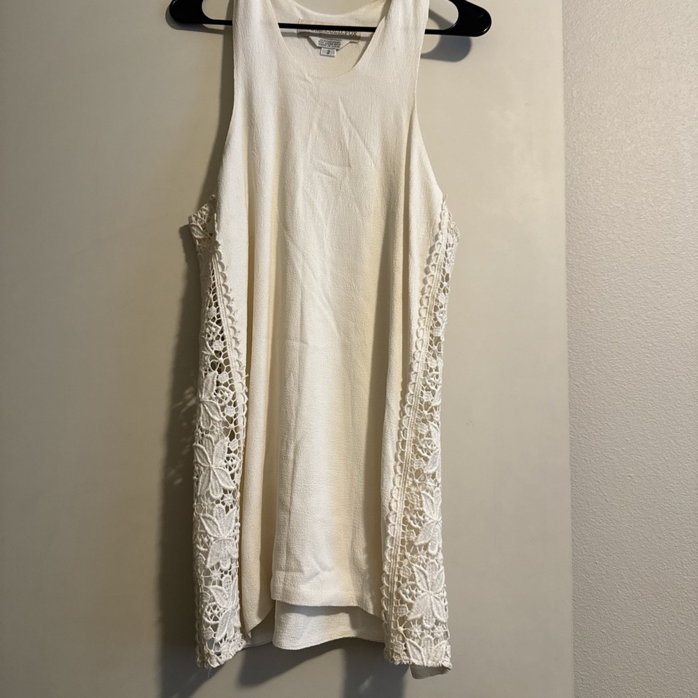 Stone Cold Fox Cream Asymmetrical Mini Dress
